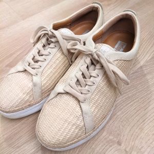 Tan Basketweave FitFlop Sneakers